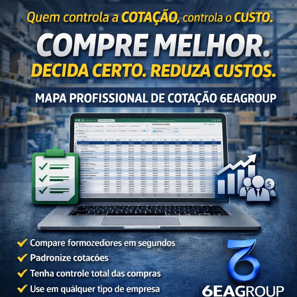 Mapa Profissional de Cotação